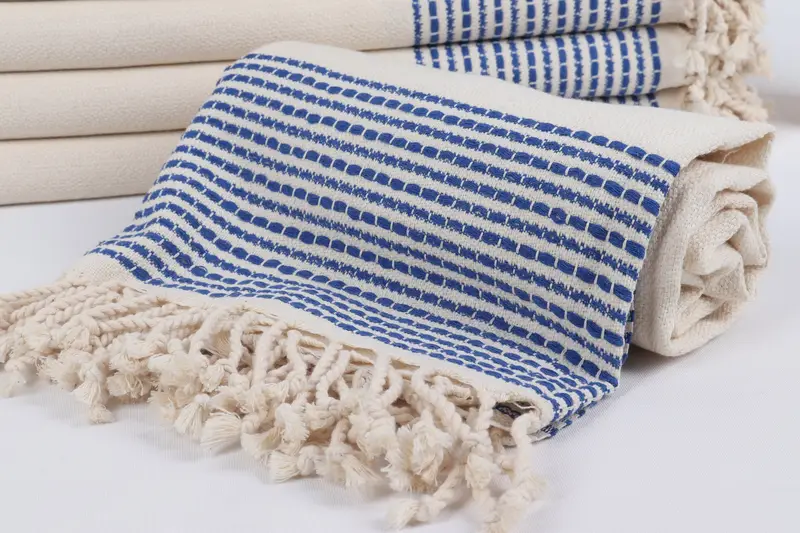 Engagement Gift, Wedding Gifts Towel, Bridemaids Beach Towel, 70x36 Cotton Striped Towel, Gym Towel, Beach towel, Bachelorette Party Favors - 4