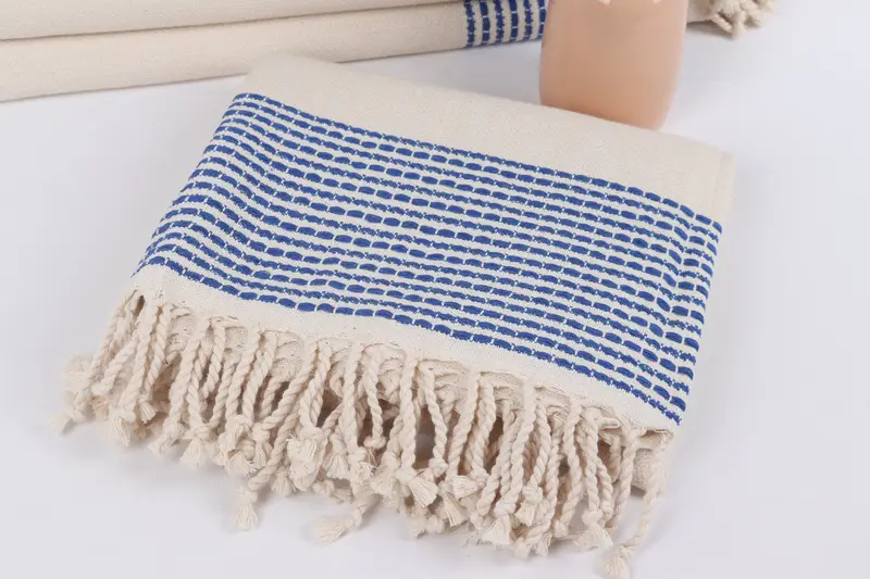 Engagement Gift, Wedding Gifts Towel, Bridemaids Beach Towel, 70x36 Cotton Striped Towel, Gym Towel, Beach towel, Bachelorette Party Favors - 5