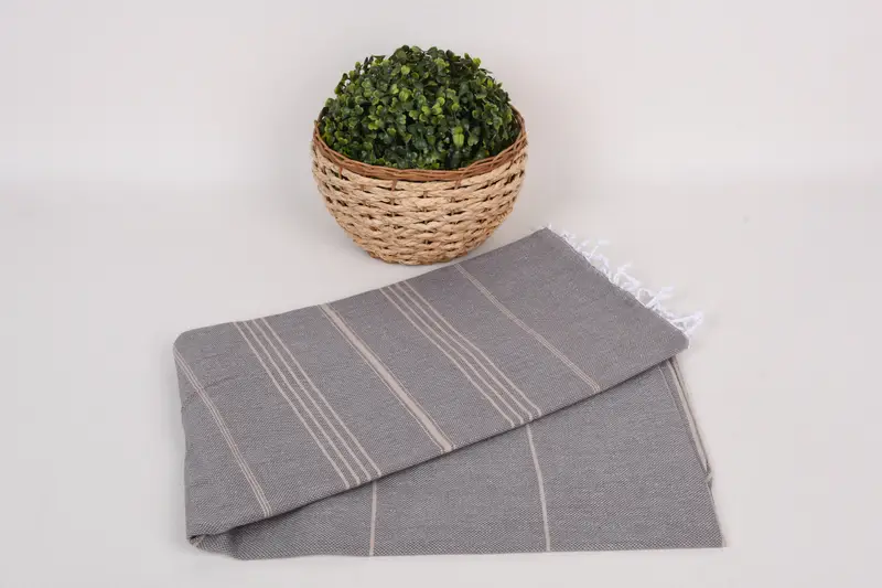 Peshtemal Towel, Gift For Boyfriend, Unique Wedding Gift, Organic Turkish towel, Turkish Towel Set, 70x40 Cotton Set of 8 Towel, Luxury towel - 4