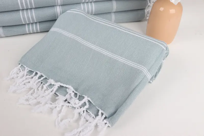 Personalized Bridesmaid Gift, Bachelorette Party Favors, Custom Towel Beach, 70x40 Cotton Striped Towel, Wedding Shower Gift, Personalized Gift - 4