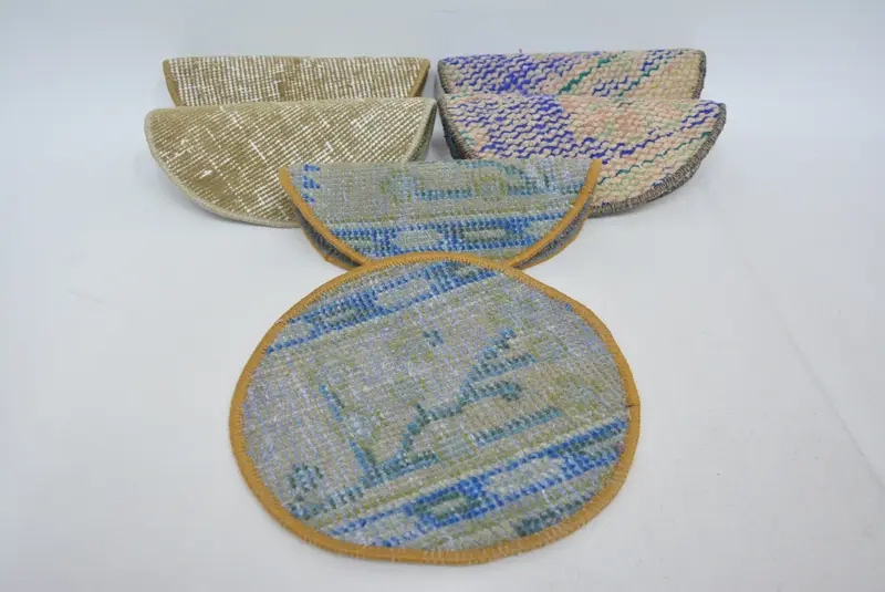 Mantel individual bohemio verde y bronce, decoración bohemia de 25x25 pulgadas