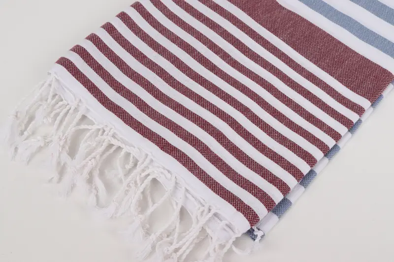 68x36 Cotton Striped Towel, Gift For Him, Gift Boxes Towel, Bulk Order Towel, Sand-resistant towel, Hammam Towel USA, Summer Towel, Beach Towel Gift - 7