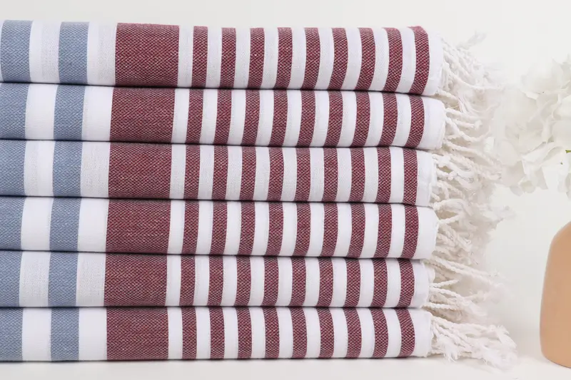 68x36 Cotton Striped Towel, Gift For Him, Gift Boxes Towel, Bulk Order Towel, Sand-resistant towel, Hammam Towel USA, Summer Towel, Beach Towel Gift - 3