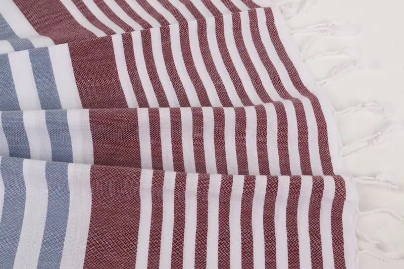 68x36 Cotton Striped Towel, Gift For Him, Gift Boxes Towel, Bulk Order Towel, Sand-resistant towel, Hammam Towel USA, Summer Towel, Beach Towel Gift - 8