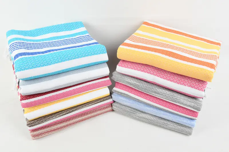 Custom Wedding Gift, Best Friend Gift Ideas, Bachelorette Party Gifts, 70x40 Cotton Striped Towel, Turkish Towel Beach, Personalized Bridesmaid Gift - 5