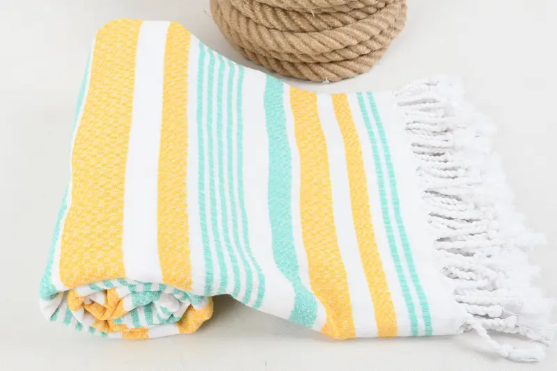Custom Wedding Gift, Best Friend Gift Ideas, Bachelorette Party Gifts, 70x40 Cotton Striped Towel, Turkish Towel Beach, Personalized Bridesmaid Gift - 8
