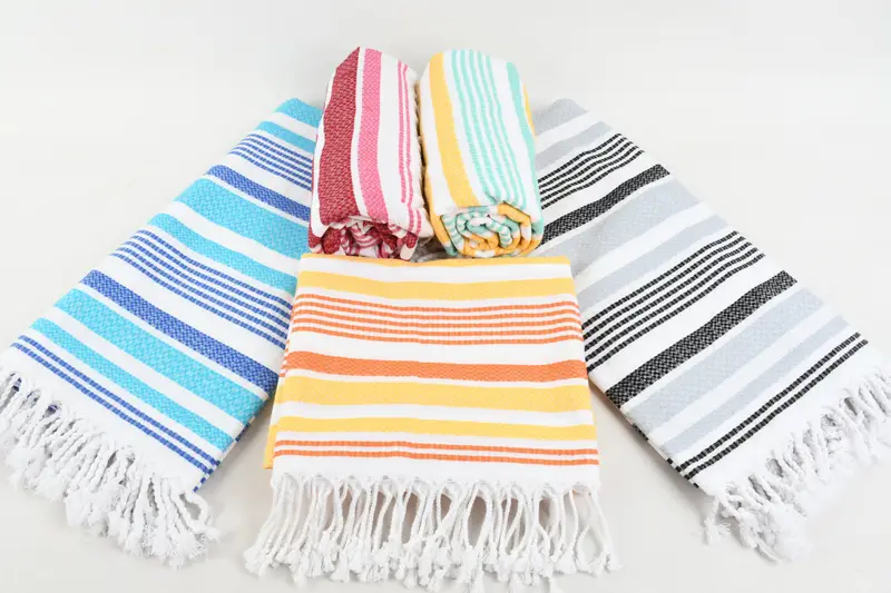 Custom Wedding Gift, Best Friend Gift Ideas, Bachelorette Party Gifts, 70x40 Cotton Striped Towel, Turkish Towel Beach, Personalized Bridesmaid Gift - 7