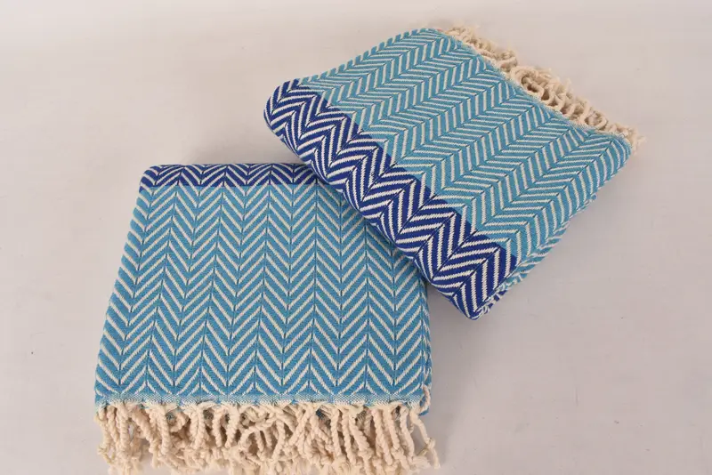 Absorbent towel, Monogram Beach Towel, Bridesmaid Proposal Gift, 70x40 Cotton Chevron Towel, Luxury Turkish beach towel with fringe, Wedding Gift - 7