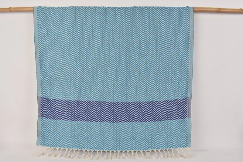 Absorbent towel, Monogram Beach Towel, Bridesmaid Proposal Gift, 70x40 Cotton Chevron Towel, Luxury Turkish beach towel with fringe, Wedding Gift - 8
