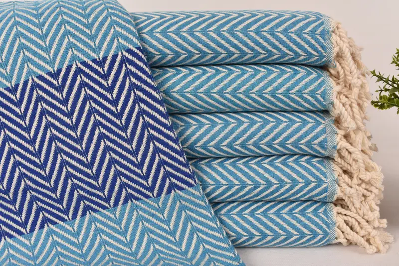 Absorbent towel, Monogram Beach Towel, Bridesmaid Proposal Gift, 70x40 Cotton Chevron Towel, Luxury Turkish beach towel with fringe, Wedding Gift - 1