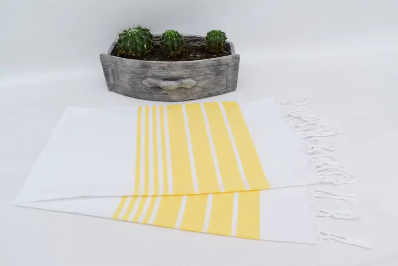Plaj teması düğün hediyesi, el yapımı hediye, kişiselleştirilmiş nedime hediyesi, düğün iyiliği, banyo havlu, 40x20 pamuklu çizgili havlu, düğün hediyesi - 7