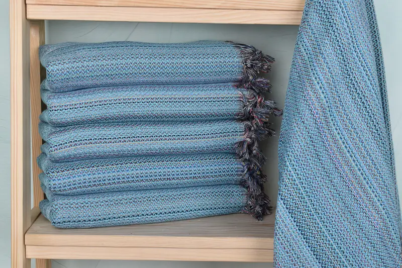 Custom Wedding Gift From Bridesmaid, Customized Towels, 70x36 Cotton Herringbone Towel, Bridal Shower Gift, Wedding Gift, Pool Towels, Turkish towel - 1