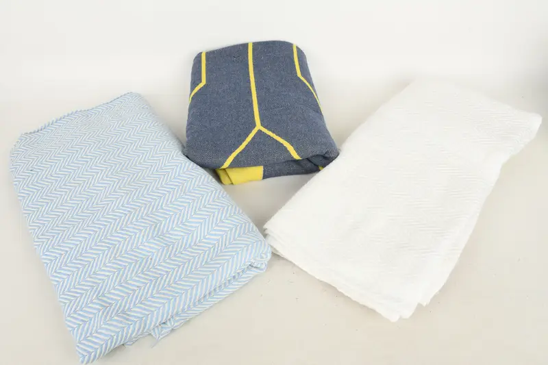 Extra Large Tablecloth, Wedding Favors, Monogram Blanket, 96x80 Cotton Set of 6 Towel, Organic Throw, Bridal Shower Favors, Bedspread - 5