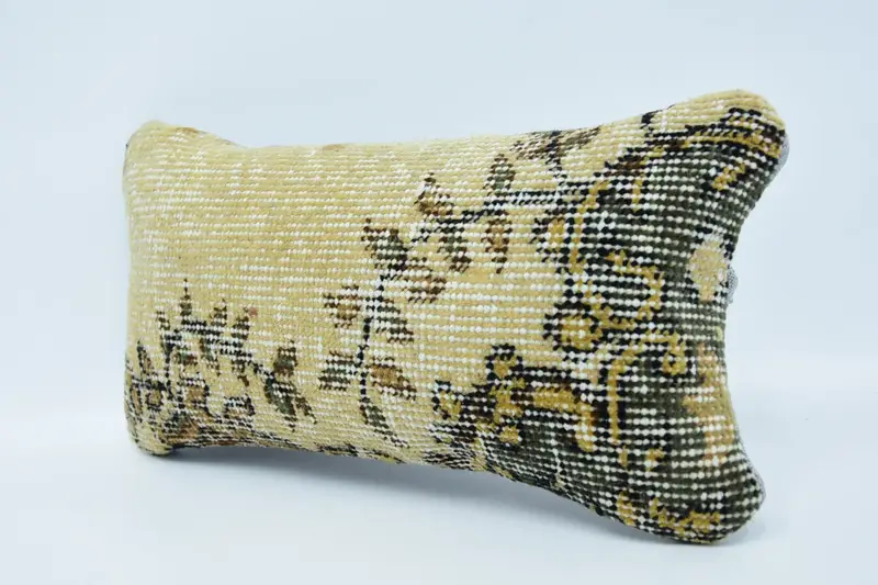 8x16 Beige Pillow Cover, Square Throw Cushion Cover, Vintage Pillow, Home Decor Pillow, Pillow Case, Vintage Kilim Throw Pillow - 4