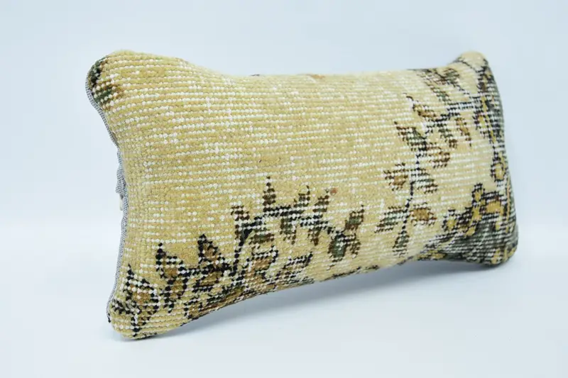 8x16 Beige Pillow Cover, Square Throw Cushion Cover, Vintage Pillow, Home Decor Pillow, Pillow Case, Vintage Kilim Throw Pillow - 3