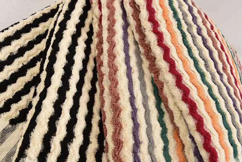 Custom Gift, Thin towel, Personalized Gift For Her, Turkish bath towel for spa, 70x40 Cotton Pom Pom Zigzag Design Towel, Quick-Dry Beach Towel - 5