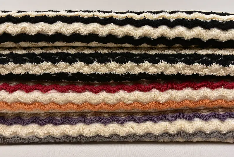 Custom Gift, Thin towel, Personalized Gift For Her, Turkish bath towel for spa, 70x40 Cotton Pom Pom Zigzag Design Towel, Quick-Dry Beach Towel - 2