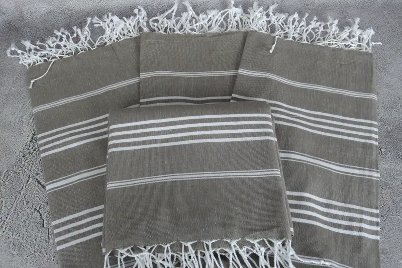 Custom Name Towel, Large Turkish Towel, 76x40 Cotton Striped Towel, Turkish beach towel, House Warming Gift, Bachelorette Party Decorations - 4