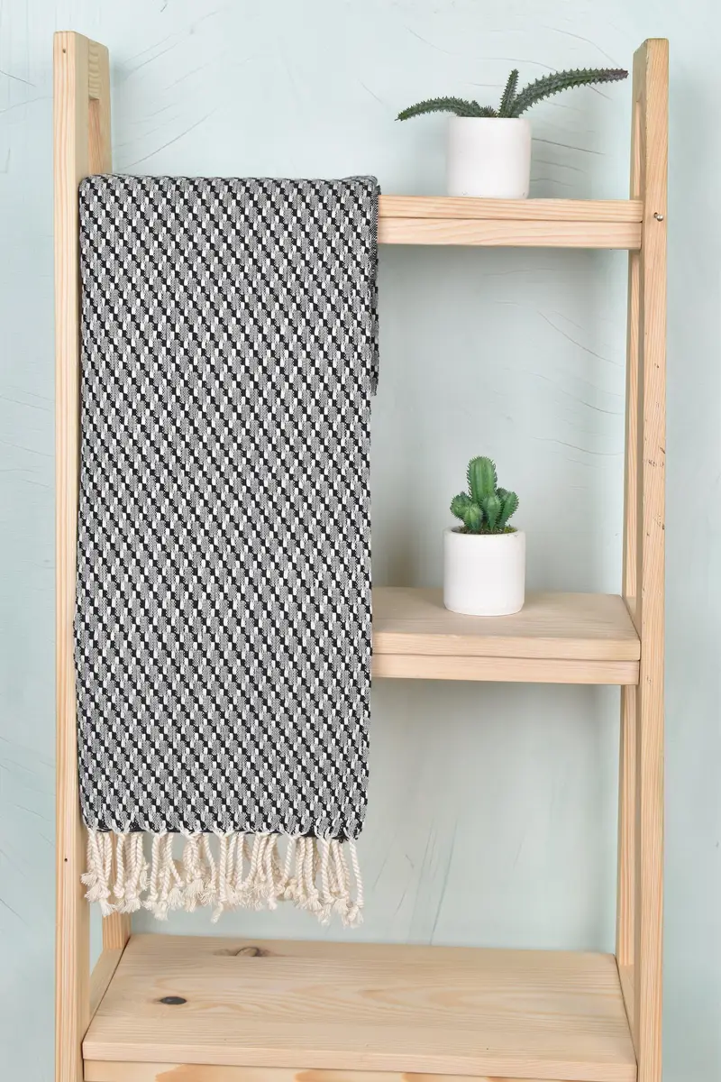 Luxury Turkish peshtemal beach towel, Best Friend Christmas Gift, 68x40 Cotton Geometric Towel, Quick-dry peshtemal, Thin towel, Home Decor Gifts - 8
