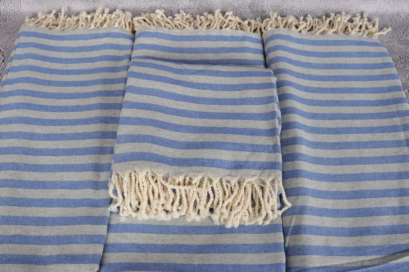 Large Turkish Towel, Custom Gift, Mexico Bachelorette Party Gifts, Sand-free towel, Custom Bath Towel, Wedding For Favor, 70x36 Cotton Striped Towel - 4