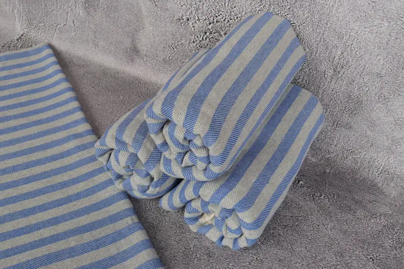 Large Turkish Towel, Custom Gift, Mexico Bachelorette Party Gifts, Sand-free towel, Custom Bath Towel, Wedding For Favor, 70x36 Cotton Striped Towel - 8