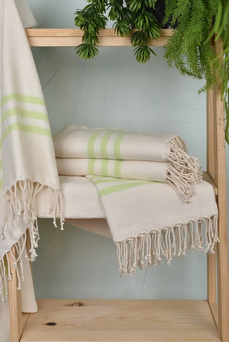 Best Wedding Gift, Yoga Towel, 70x40 Cotton Striped Towel, Turkish Towel Beach, Gift For Coworker, Best Beach Towel, Home Decor Gifts, Wedding Towel - 6