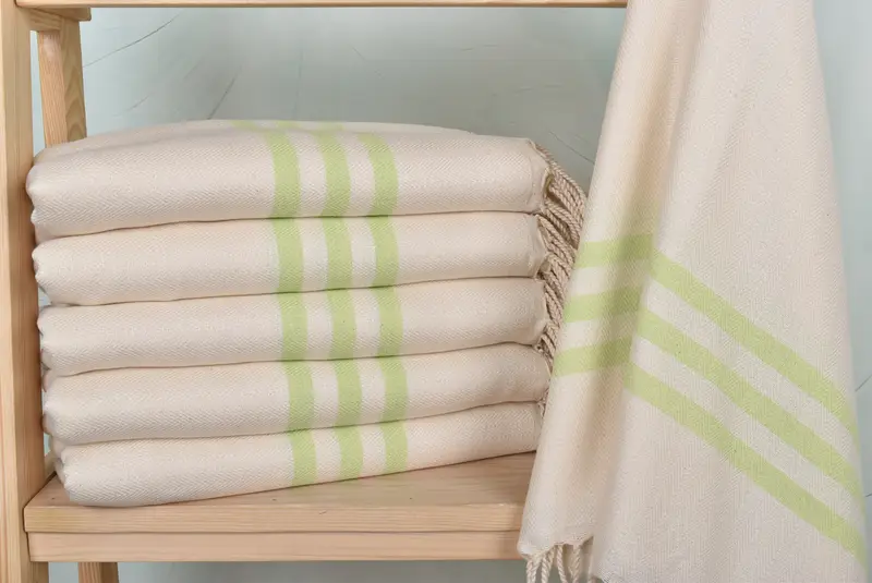 Best Wedding Gift, Yoga Towel, 70x40 Cotton Striped Towel, Turkish Towel Beach, Gift For Coworker, Best Beach Towel, Home Decor Gifts, Wedding Towel - 2