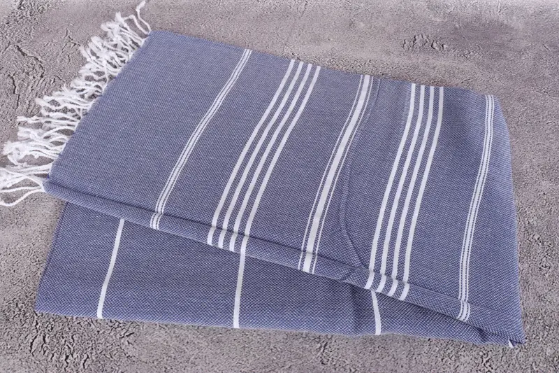 Turkish Beach Towel Monogram, Embroidery Towel, Summer Gift, Personalized Towel, 70x40 Cotton Striped Towel, Handmade Gift, Engagement Gift - 6
