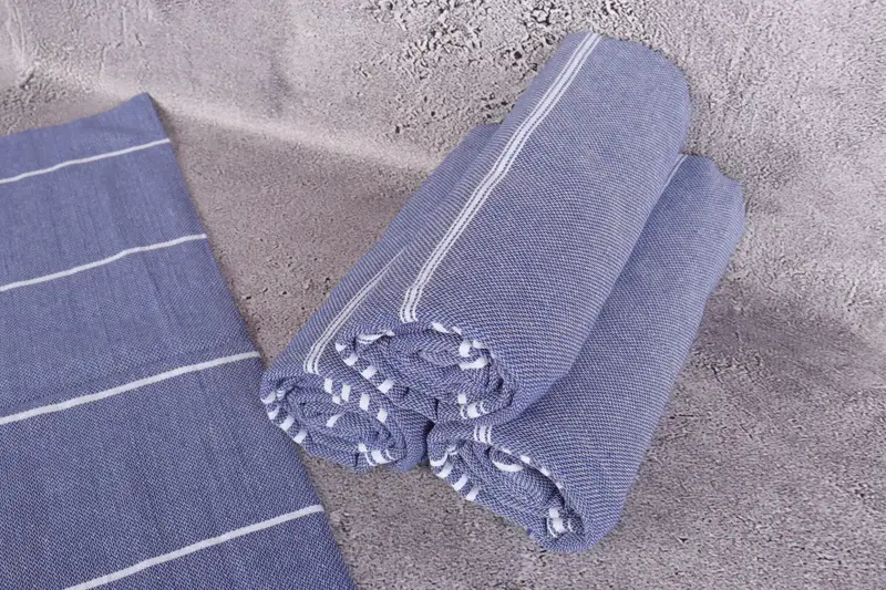 Turkish Beach Towel Monogram, Embroidery Towel, Summer Gift, Personalized Towel, 70x40 Cotton Striped Towel, Handmade Gift, Engagement Gift - 8