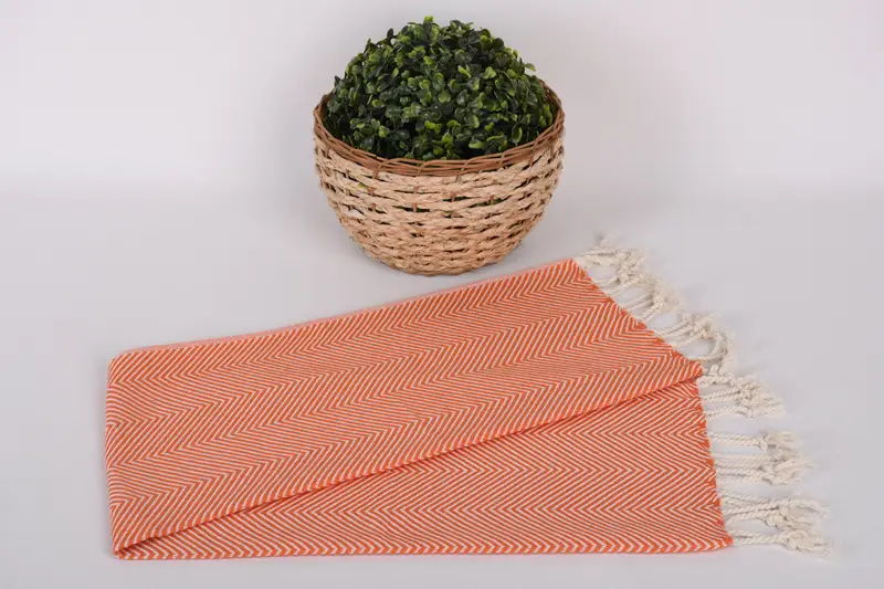 Christmas Hand Towel, Wedding Favors, Personalized Gift, Best Friend Gift, Turkish Towel Hand Towel, 40x20 Cotton Herringbone Towel, Bridesmaid Gift - 4