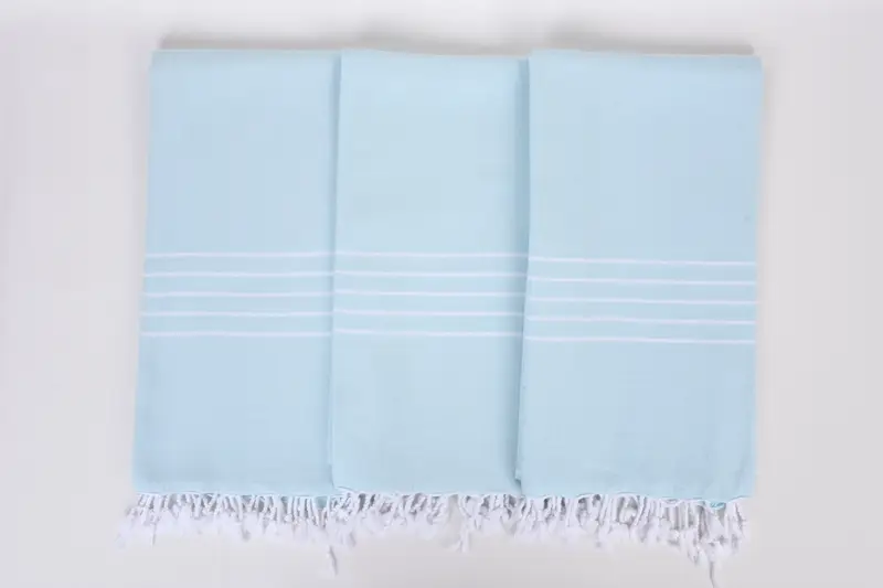 Monogrammed Turkish Towel, Custom Gift, Custom Turkish Towel, Turkish hand towel, 70x40 Cotton Striped Towel, Turkish Towel Beach, Gift For Coworker - 7