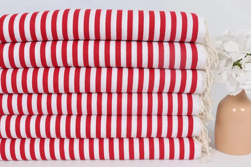 Kitchen Towel, Personalized Gift, Bridal Party Gifts, Bachelorette Party Items, Best Wedding Gift, Personalized Gifts, 40x18 Cotton Striped Towel - 3