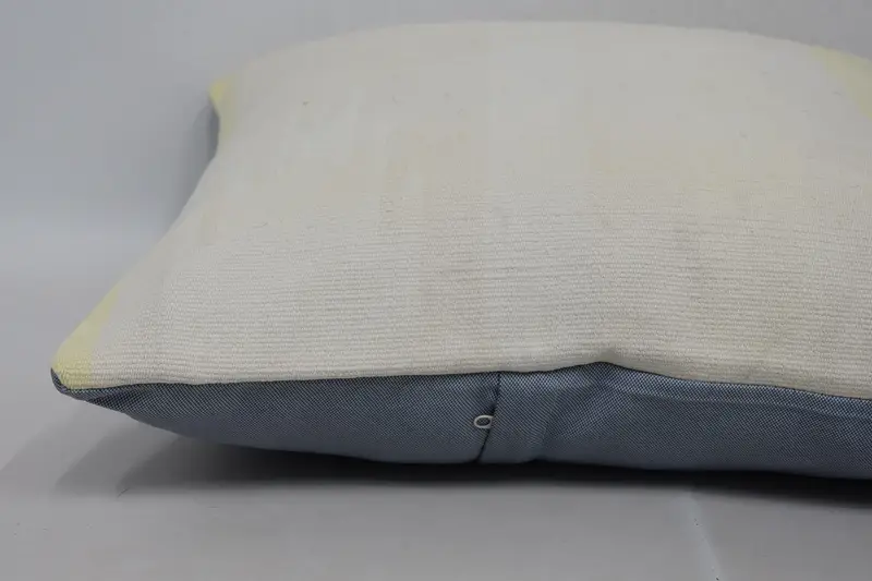 Boho Pillow Sham Cover, Kilim Pillow, Accent Pillow Case, Cushion, Turkish Pillow, Sofa Pillow Cover, Handmade Cushion, 22x22 Beige Cushion - 5
