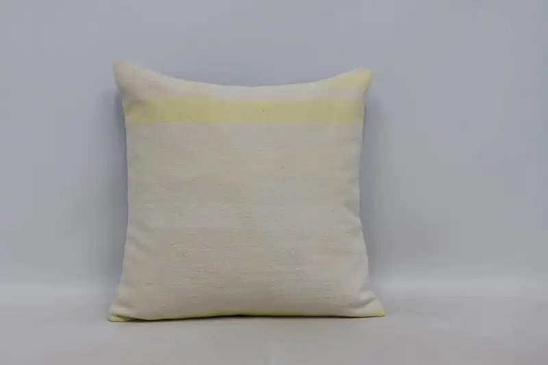 Boho Pillow Sham Cover, Kilim Pillow, Accent Pillow Case, Cushion, Turkish Pillow, Sofa Pillow Cover, Handmade Cushion, 22x22 Beige Cushion - 1