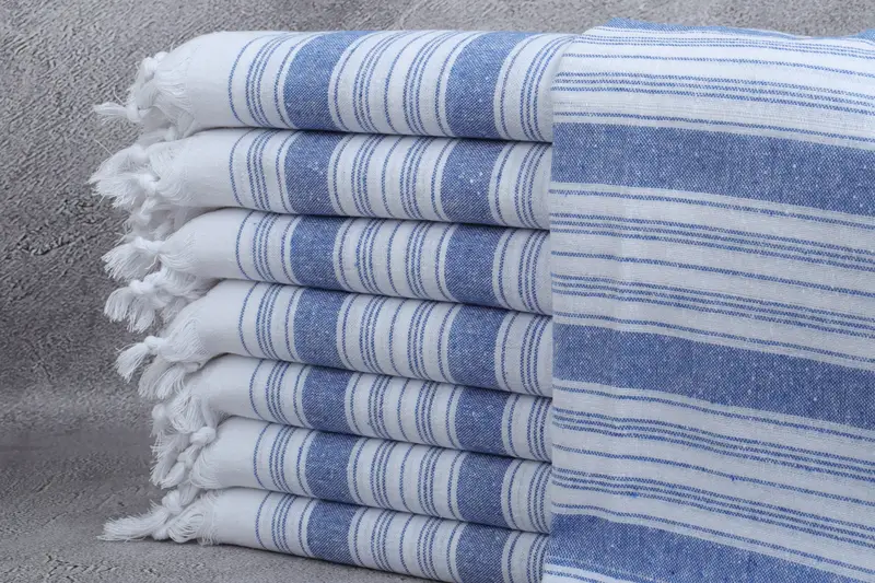 68x32 Cotton Striped Towel, Pool Towels, Guest Towel, Bachelorette Party Favors, Bridal Shower Favors, Engagement Gift, Turkish Towel Beach - 1