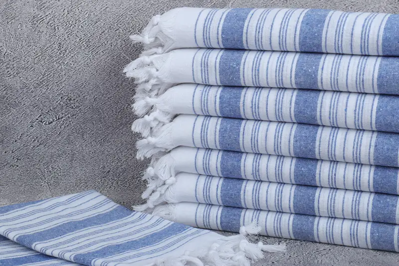 68x32 Cotton Striped Towel, Pool Towels, Guest Towel, Bachelorette Party Favors, Bridal Shower Favors, Engagement Gift, Turkish Towel Beach - 2