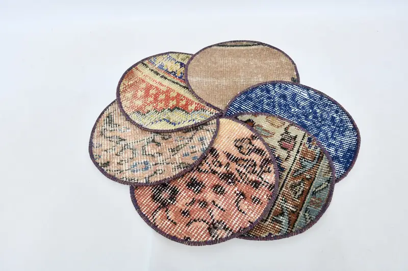 Elegant Blue and Beige Table Decor, Premium Placemats