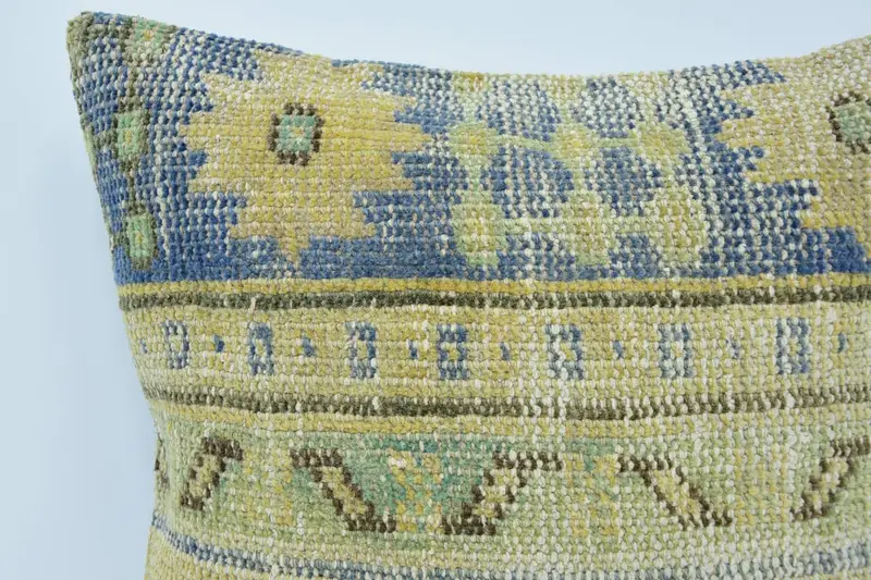 Pillow for Couch, 18x18 Beige Pillow, Pillow, Vintage Kilim Pillow Pillow Case, Seat Pillow Case, Antique Pillows, Turkish Kilim Pillow - 2