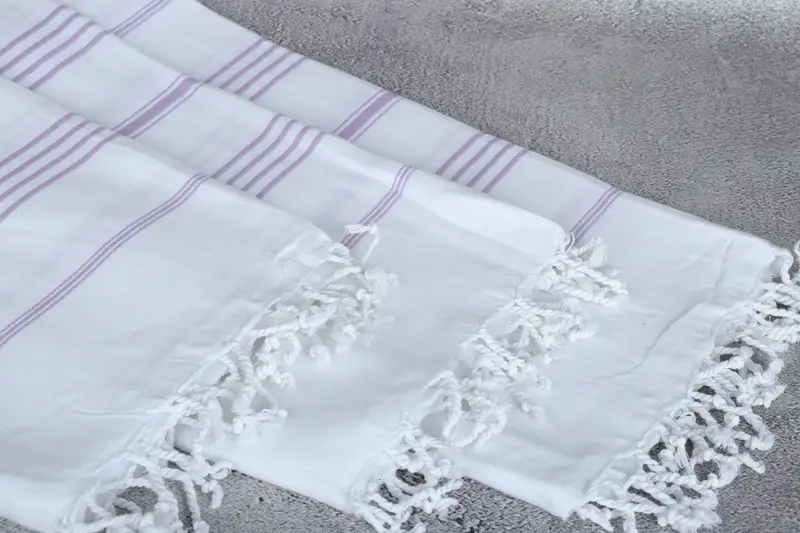 Turkish towel bulk order for wedding gifts, Turkish Towel USA, Bridesmaid Gift Towel, Home Gift, Custom Towel, 70x40 Cotton Striped Towel, Spa Towel - 5