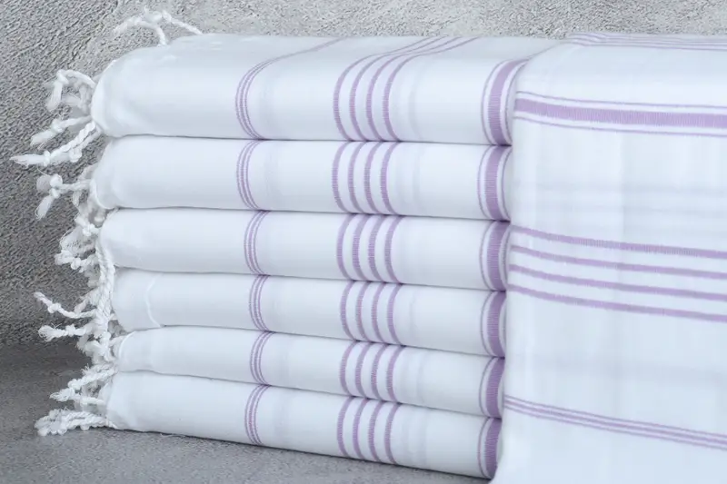 Turkish towel bulk order for wedding gifts, Turkish Towel USA, Bridesmaid Gift Towel, Home Gift, Custom Towel, 70x40 Cotton Striped Towel, Spa Towel - 1