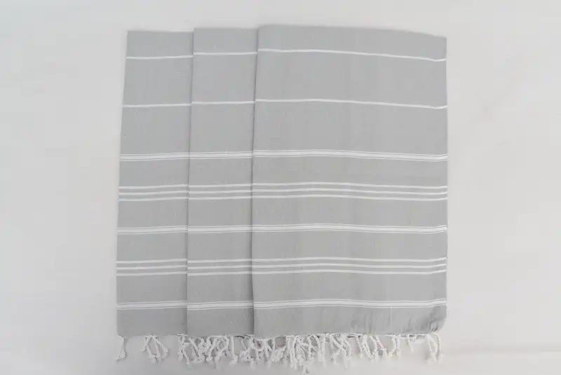 Yaz havlu, organik havlu, küçük banyo havlu, özel el havlu, 40x24 pamuklu çizgili havlu, erkek arkadaş hediyesi, monogram mutfak havlu, küçük havlu - 5