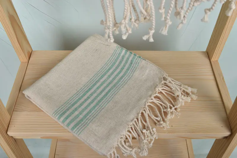Wedding Gift Kitchen Towel, Custom Gift, Monogram Kitchen Towel, 36x18 Linen Striped Towel, Personalized Hand Towel, Turkish Towel Hand Towel - 5