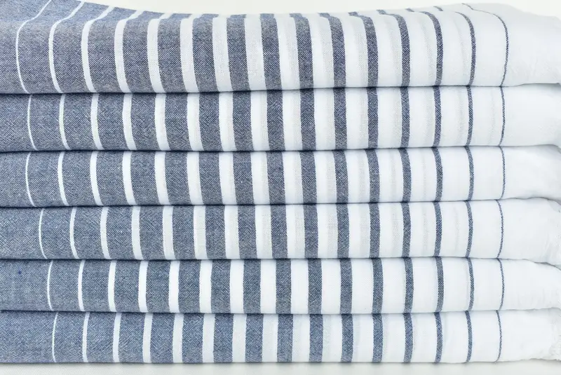 Holiday Towel, Beach Theme Bachelorette Party Gifts, Fouta towel, 68x36 Cotton Striped Towel, Gifts For Him, Custom Gifts, Large Turkish Towel - 2