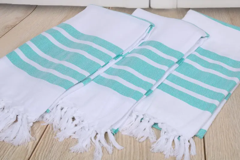Lightweight towel, 70x40 Cotton Herringbone Towel, Home Decor Gifts, Large Turkish Towel, Bachelor Party Favors, Custom Wedding Gift From Bridesmaid - 6