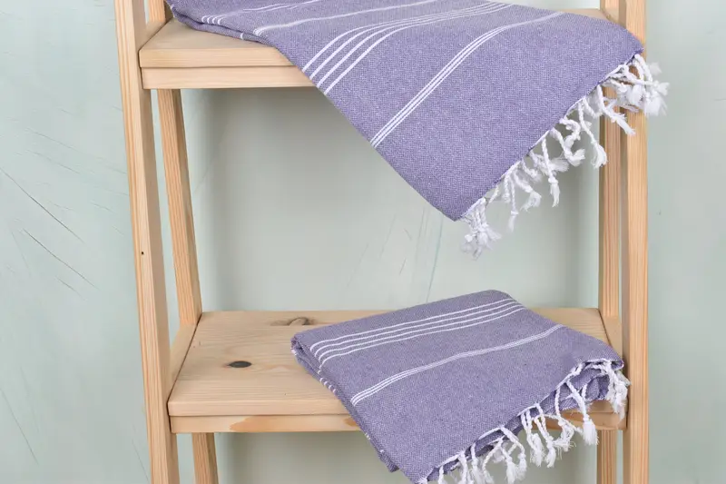 Custom Wedding Gift, Summer Gift, Christmas Gift, Organic towel, Scarf Towel, Gym Towel, Turkish Beach Towel Bulk, 70x40 Cotton Striped Towel - 5