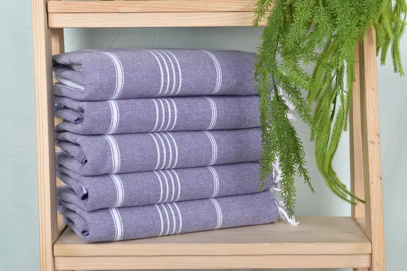 Custom Wedding Gift, Summer Gift, Christmas Gift, Organic towel, Scarf Towel, Gym Towel, Turkish Beach Towel Bulk, 70x40 Cotton Striped Towel - 1