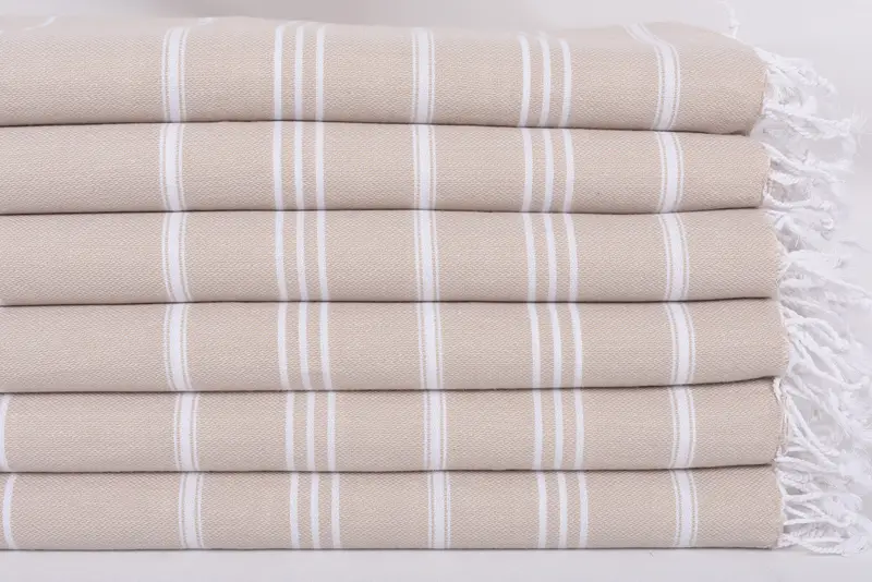 Bridesmaid Gifts, Monogram Hand Towel, Monogram Kitchen Towel, Custom Wedding Gift From Bridesmaid, Christmas Gift, 40x24 Cotton Striped Towel - 3