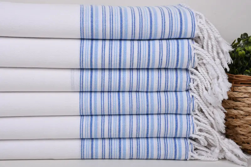 Custom Towel, Spa Gift, Wedding Gift, Embroidered Beach Towel, Pool Towels, 70x40 Cotton Striped Towel, Oversized Beach Towel, Bridesmaid Gift - 2