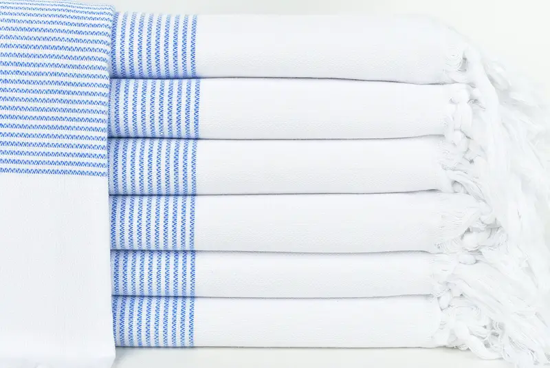 Bridesmaid Gift, Best Beach Towel, Unique Gift, Sand-resistant Turkish towel for the beach, Spa Towel, 70x40 Cotton Striped Towel, Lightweight towel - 1