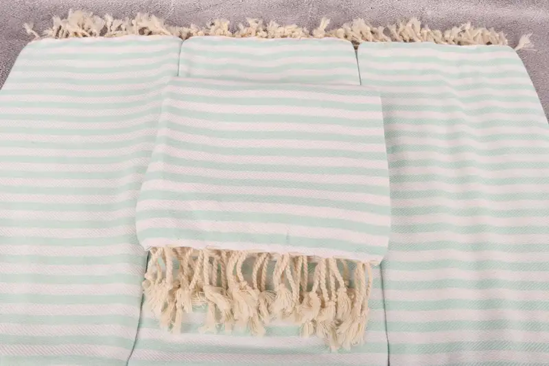 Birthday Gift, Personalized Gift, Bath towel, Cancun Bachelorette Party Gift Ideas, 70x40 Cotton Striped Towel, Bachelorette Party Favors - 4